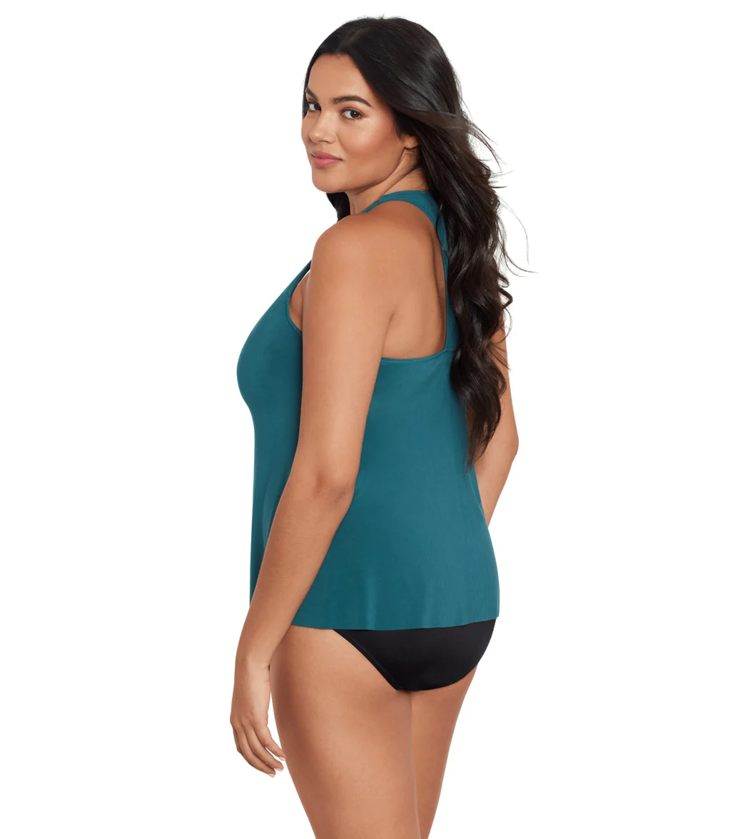 Magicsuit by Miraclesuit Plus Size Taylor Tankini Top - Image 2