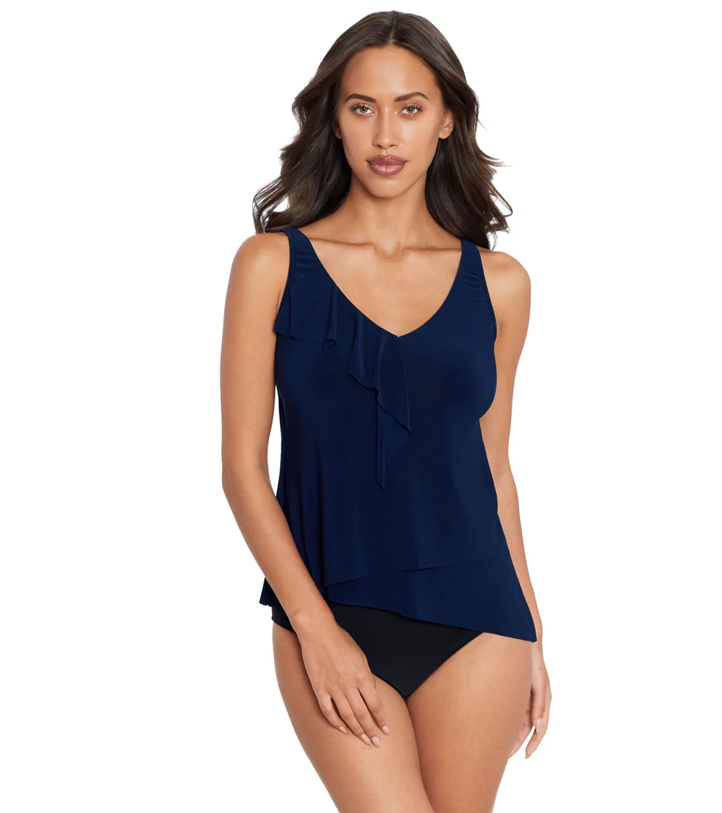Magicsuit by Miraclesuit Women's Cascade Amira Tankini Top - Image 6