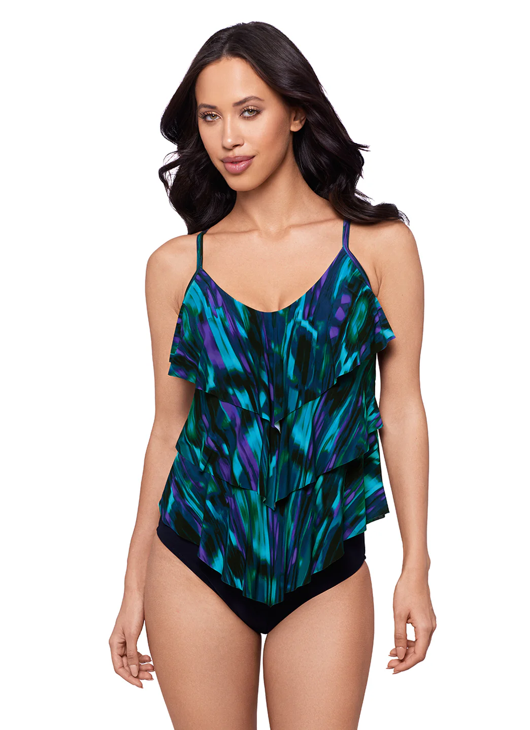 Magicsuit by Miraclesuit Women's Rainfall Rita Tankini Top - Image 2