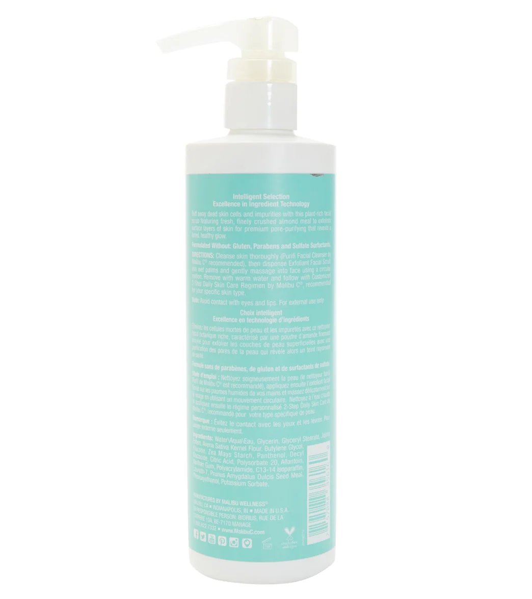 Malibu C Exfoliant Facial Scrub 16oz - Image 2