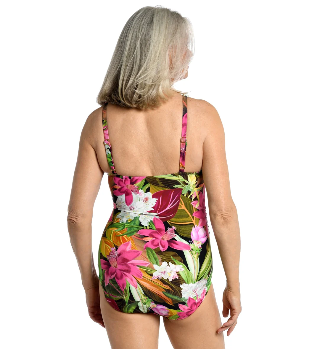 Maxine Women's Exotic Jungle Twist Front One Piece Swimsuit - Image 2