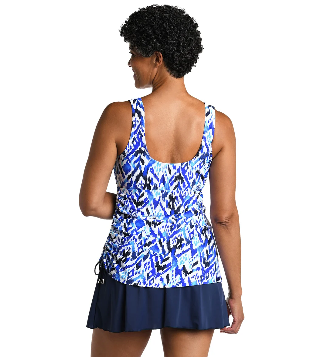Maxine Women's Global Groove Adjustable Tank Swim Dress - Image 2