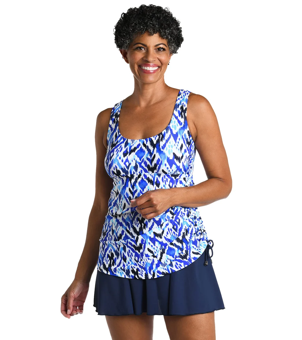 Maxine Women's Global Groove Adjustable Tank Swim Dress - Image 4
