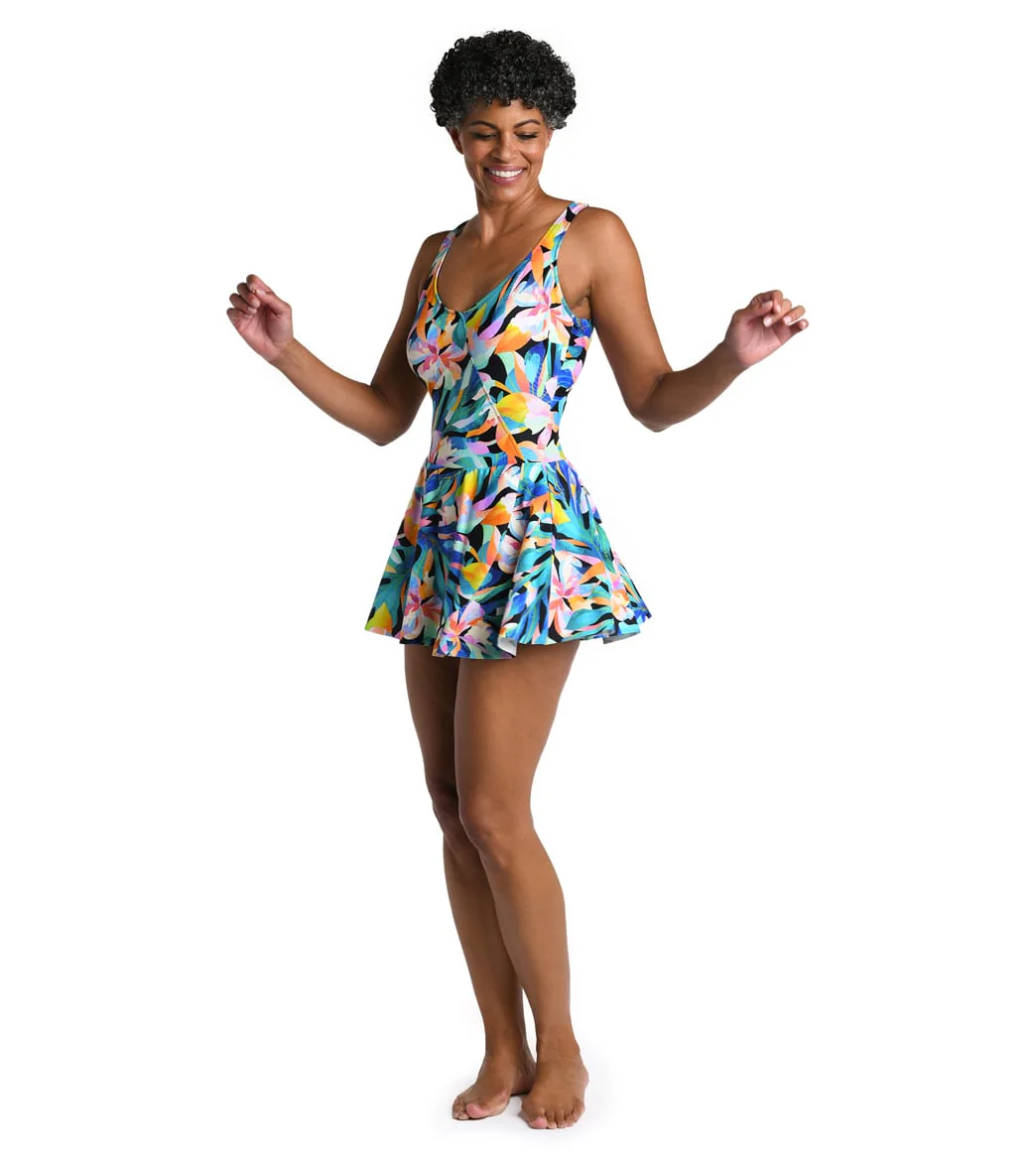 Maxine Women's Sunset Isle Surplice Swim Dress - Image 3