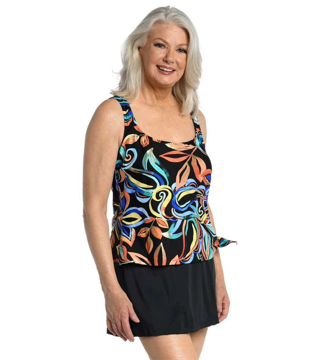 Maxine Women's Watercolor Expressions Swim Dress - Image 7