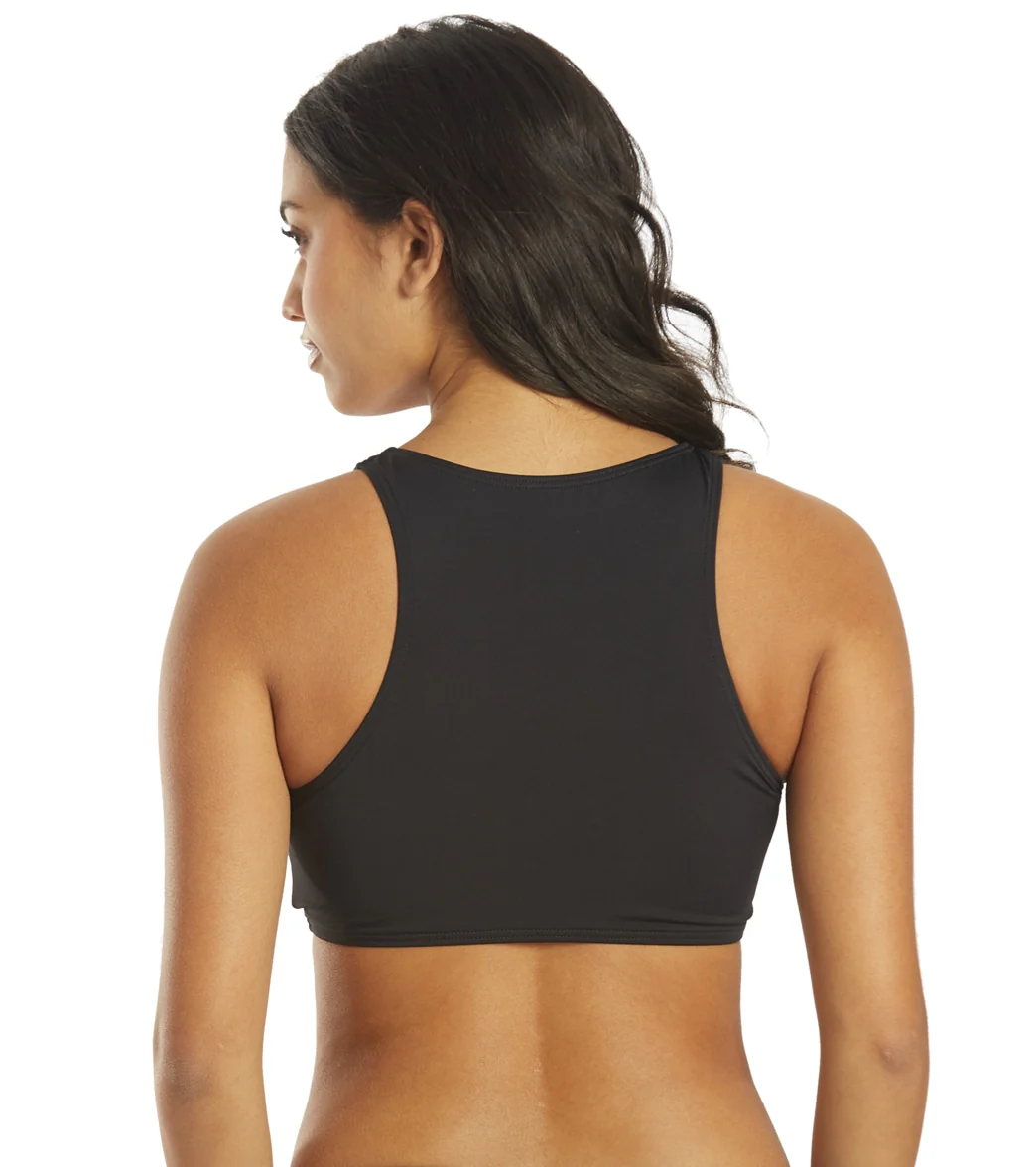 Michael Kors Women's Iconic Solid Cropped Bikini Top - Image 3
