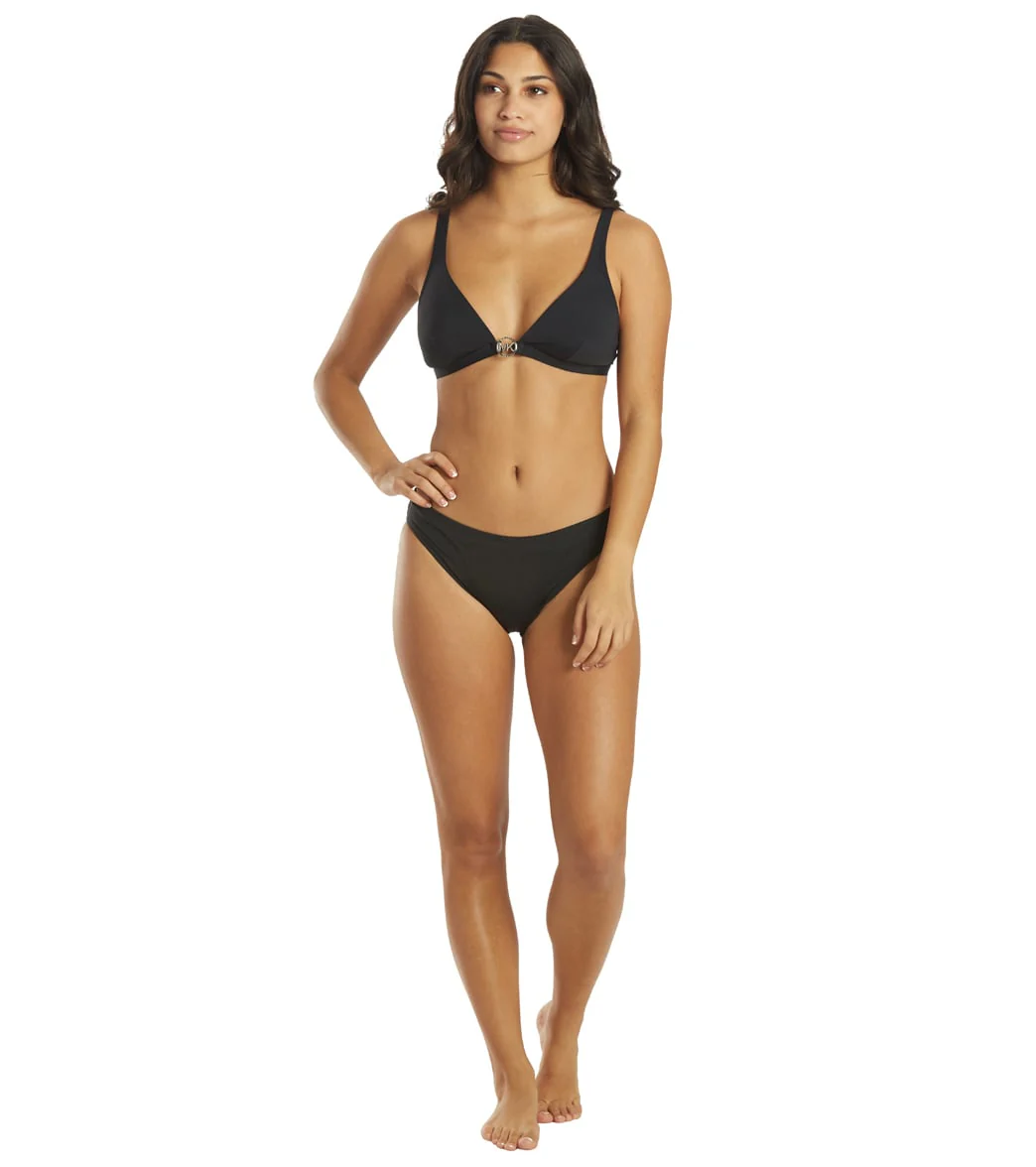 Michael Kors Women's Iconic Solids Triangle Bikini Top - Image 11