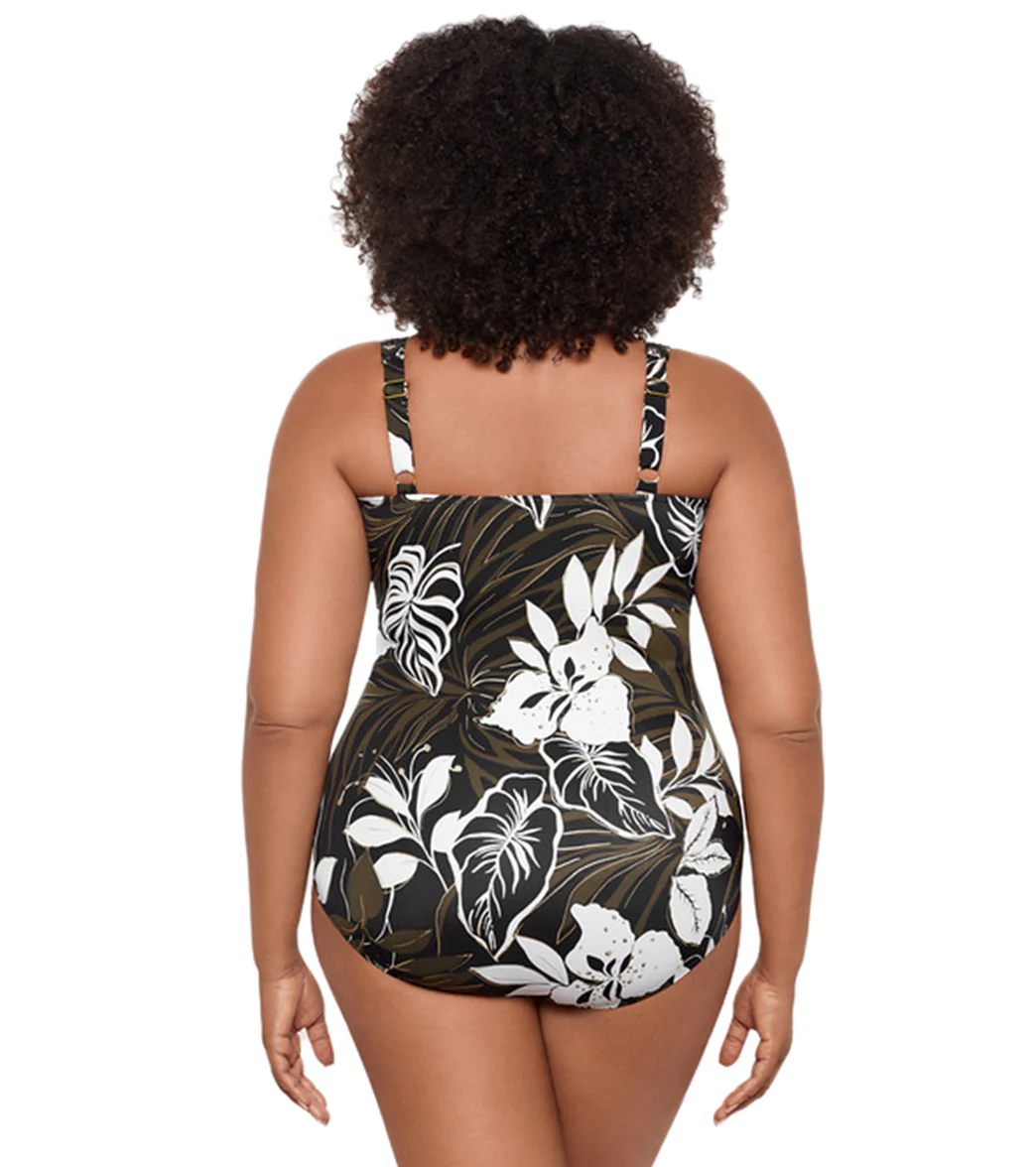 Miraclesuit Plus Women's Plus Size Elle Dorado Sanibel Plus One Piece Swimsuit - Image 3