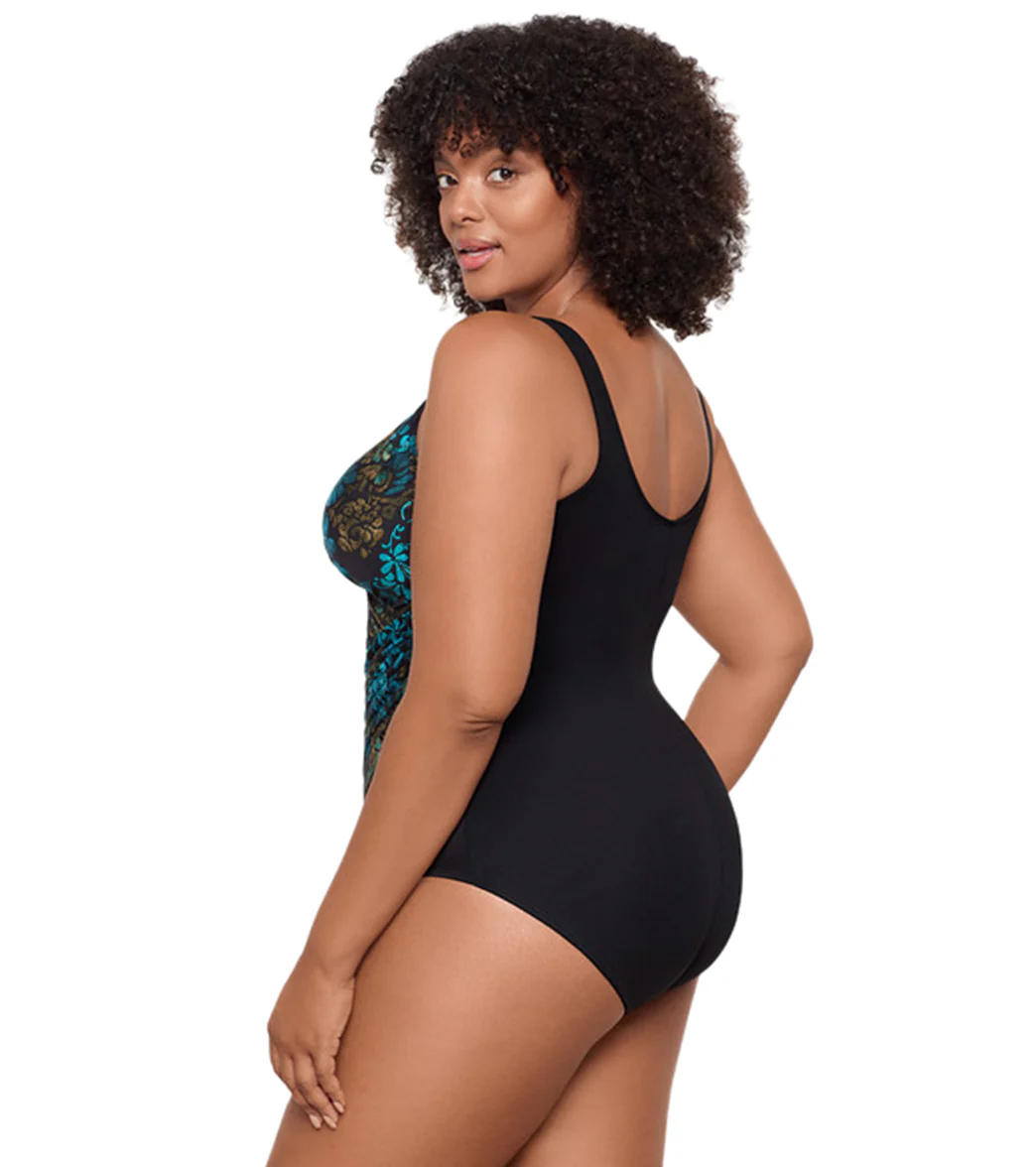 Miraclesuit Plus Women's Plus Size Flor De Mare Oceanus One Piece Swimsuit - Image 2