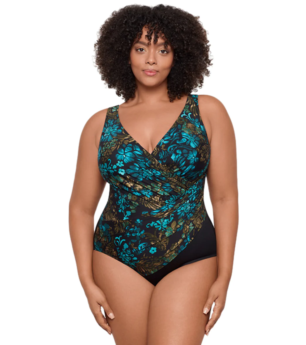 Miraclesuit Plus Women's Plus Size Flor De Mare Oceanus One Piece Swimsuit - Image 7