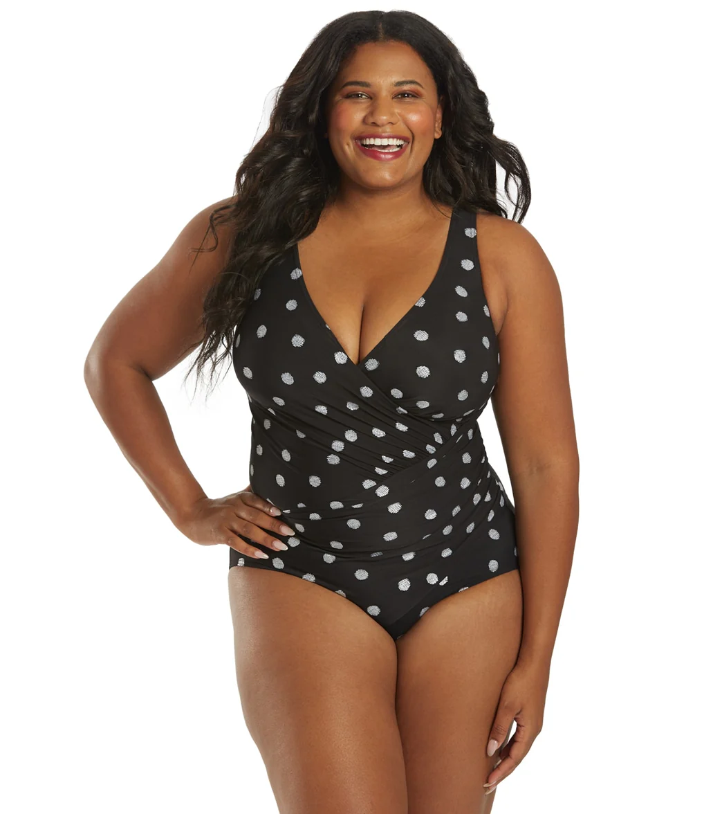 Miraclesuit Plus Women's Plus Size Pizzelles Oceanus One Piece Swimsuit - Image 7