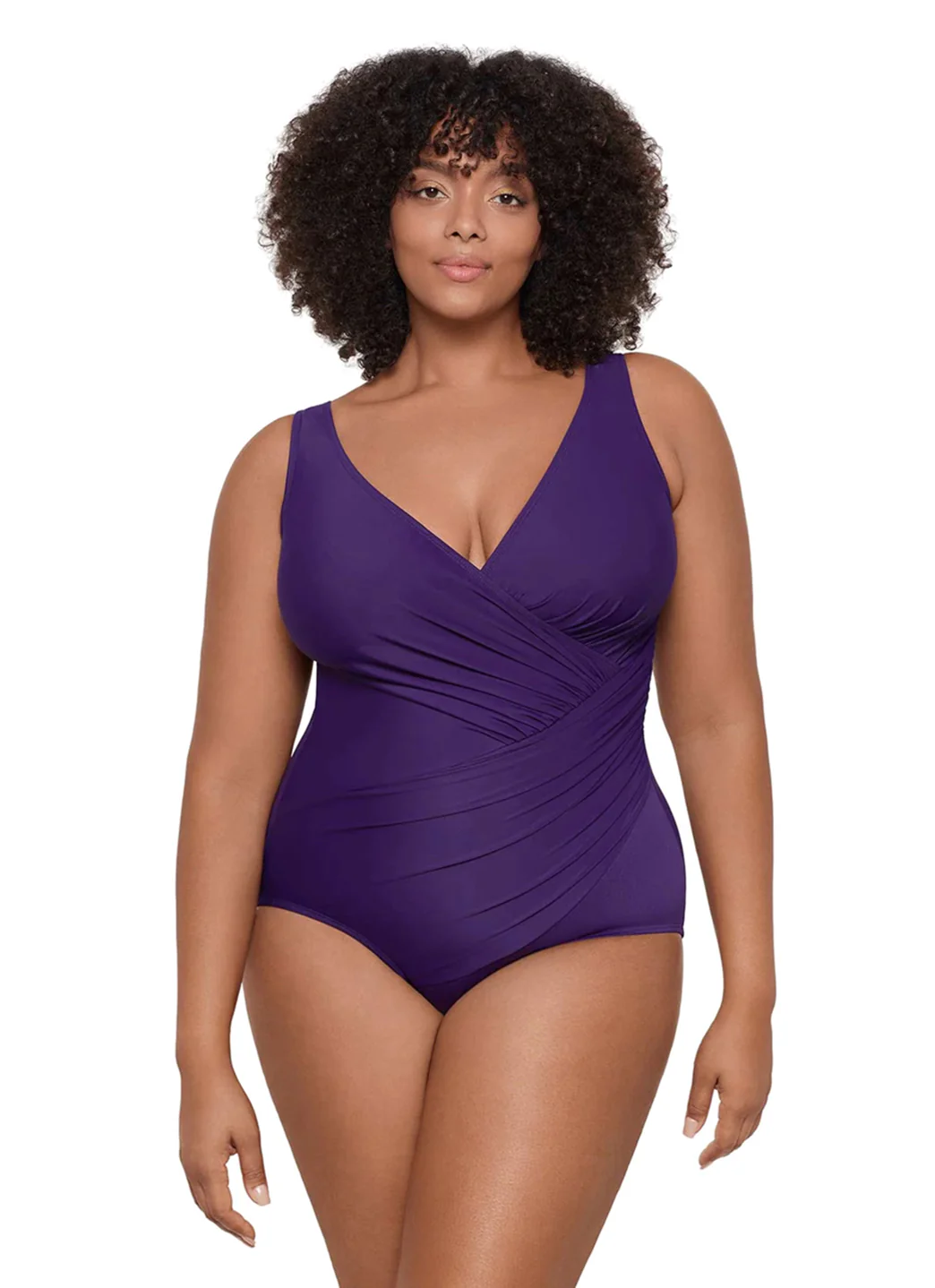 Miraclesuit Plus Women's Plus Size Solid Oceanus One Piece Swimsuit - Image 2