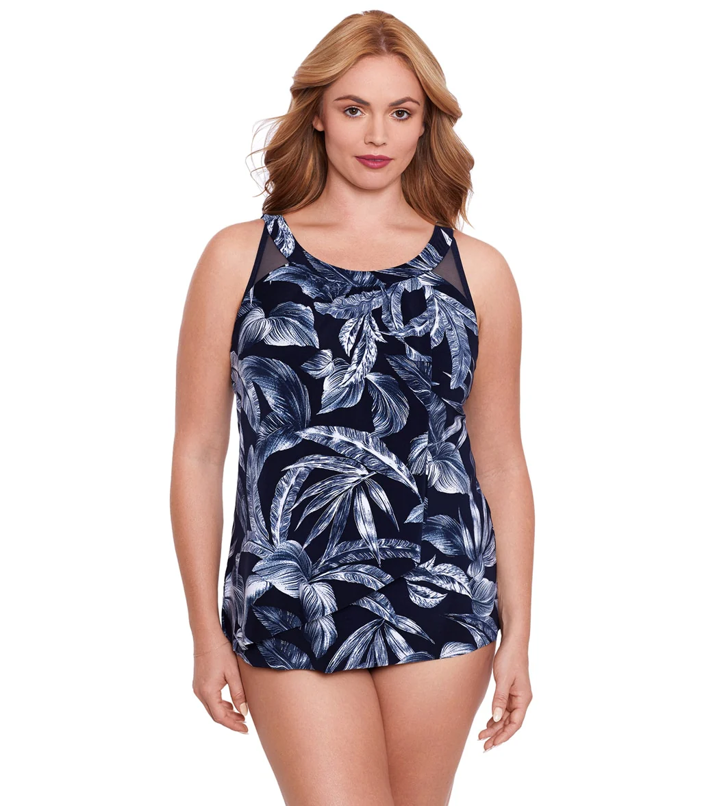 Miraclesuit Plus Women's Tropica Toile Ursula Plus Tankini Top - Image 5