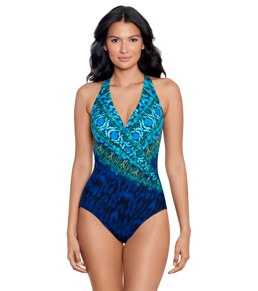 Miraclesuit Women's Alhambra Wrapsody One Piece Swimsuit - Image 7
