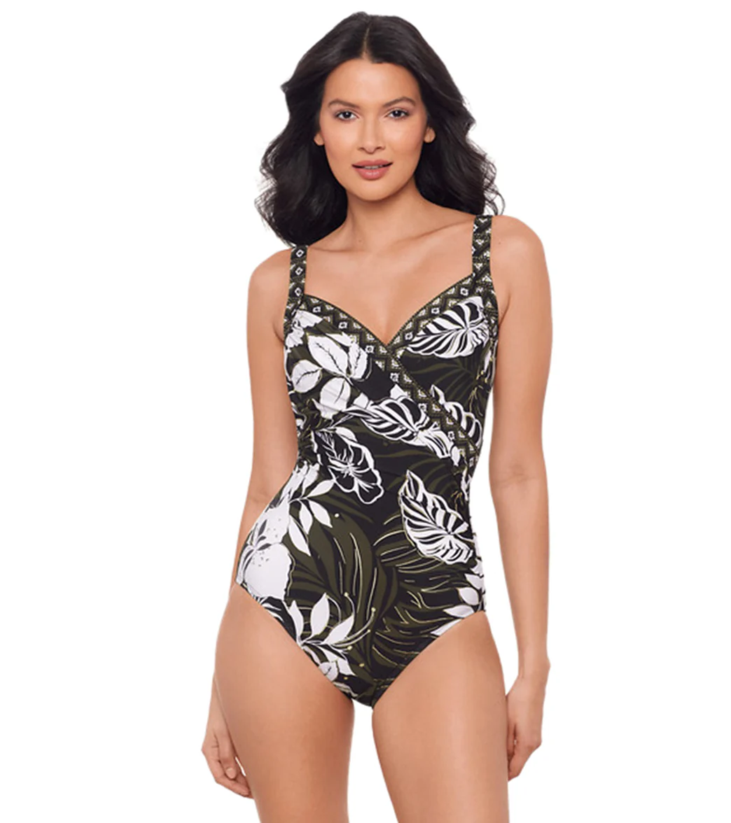 Miraclesuit Women's Elle Dorado Sanibel One Piece Swimsuit - Image 7