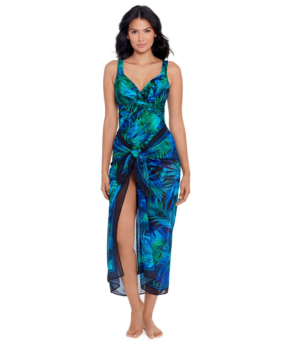 Miraclesuit Women's Palm Reeder Scarf Pareo Cover up - Image 6