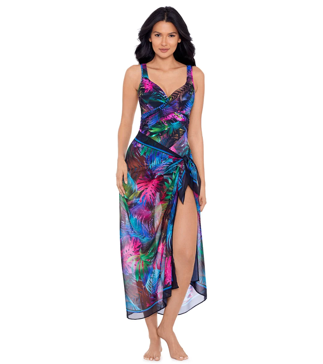 Miraclesuit Women's Pixel Palmas Scarf Pareo Cover up