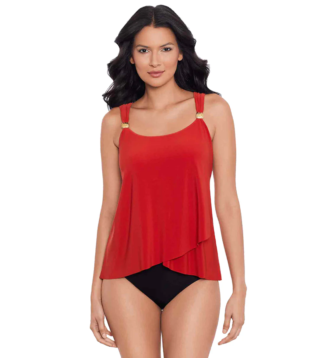 Miraclesuit Women's Razzle Dazzle Underwire Tankini Top - Image 12