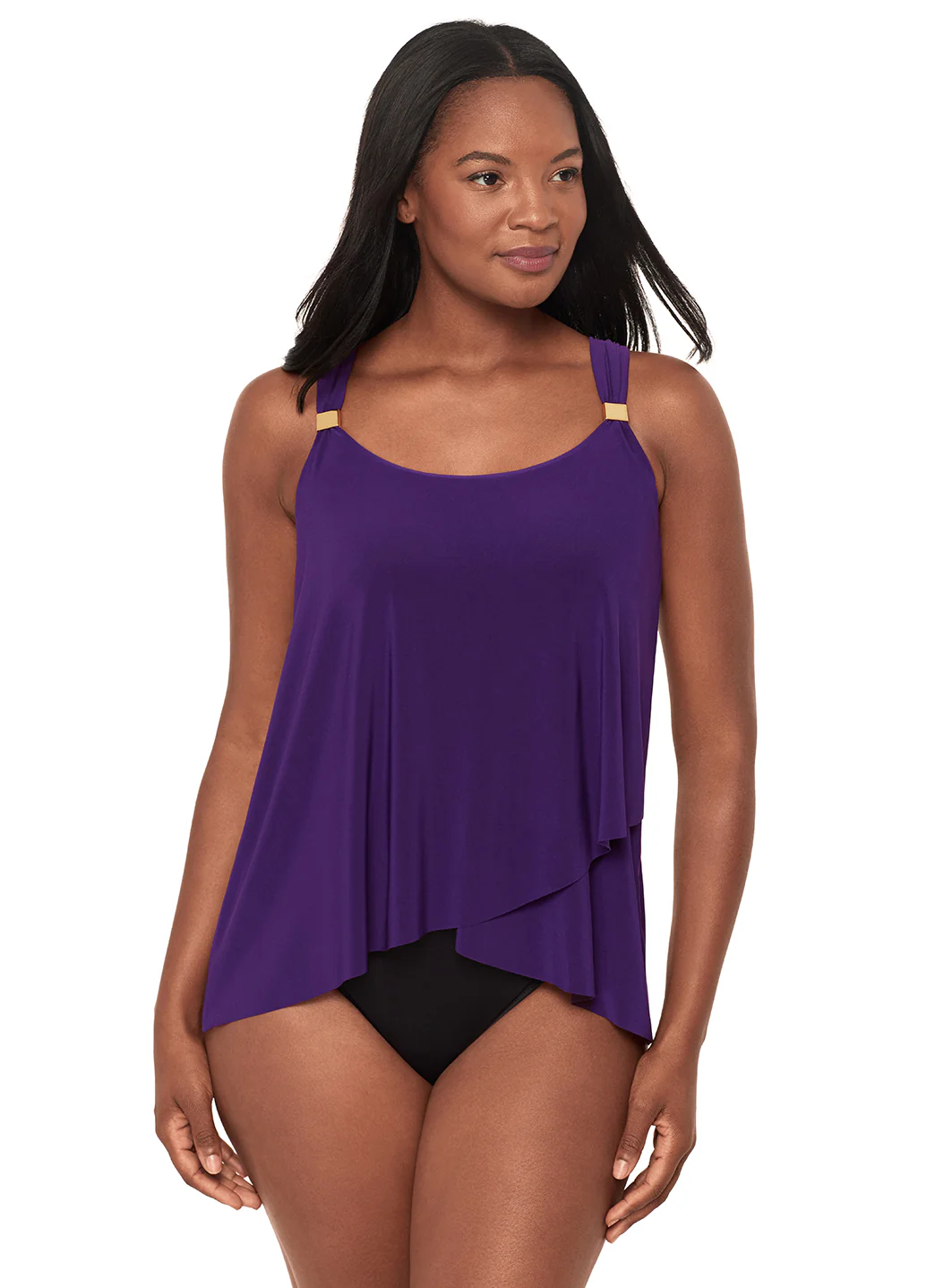 Miraclesuit Women's Razzle Dazzle Underwire Tankini Top - Image 13