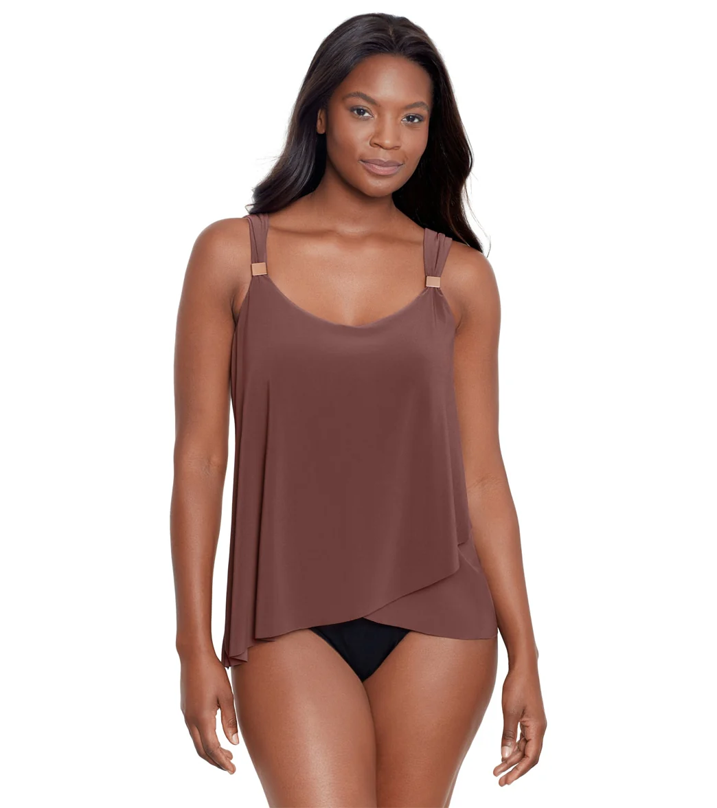 Miraclesuit Women's Razzle Dazzle Underwire Tankini Top - Image 18