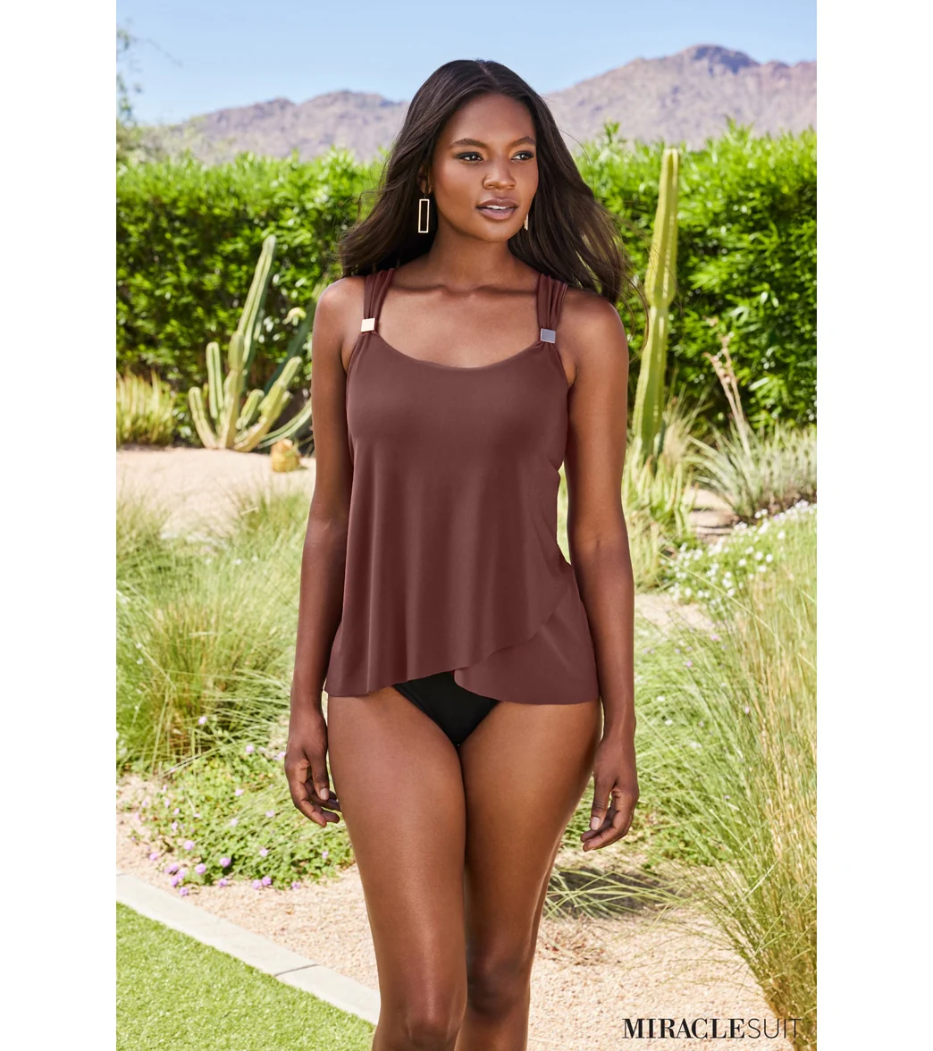 Miraclesuit Women's Razzle Dazzle Underwire Tankini Top - Image 21