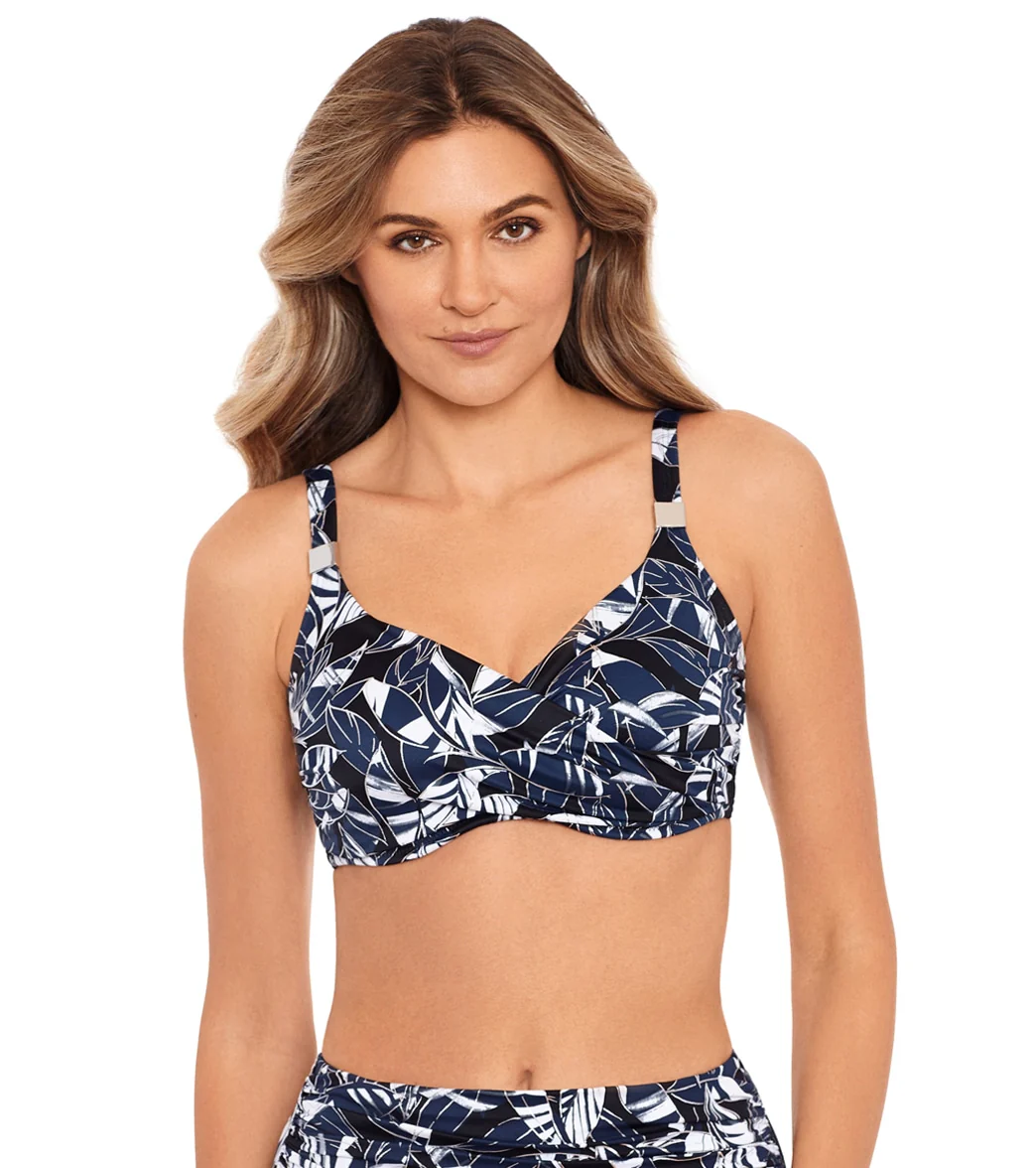 Miraclesuit Women's Shimmer Shadows Bikini Top (D/DD Cup) - Image 8