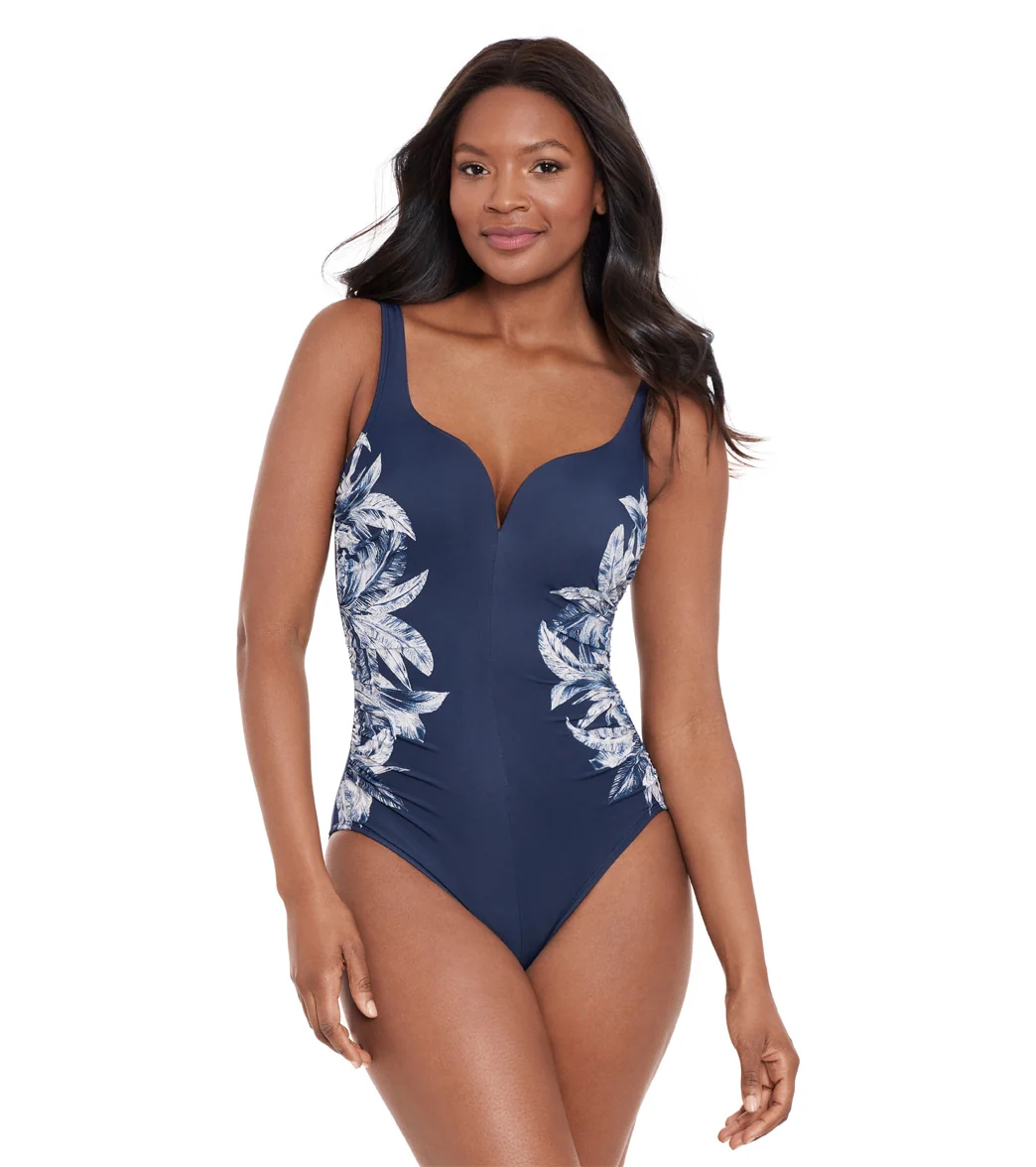 Miraclesuit Women's Tropica Toile Temptress One Piece Swimsuit - Image 6