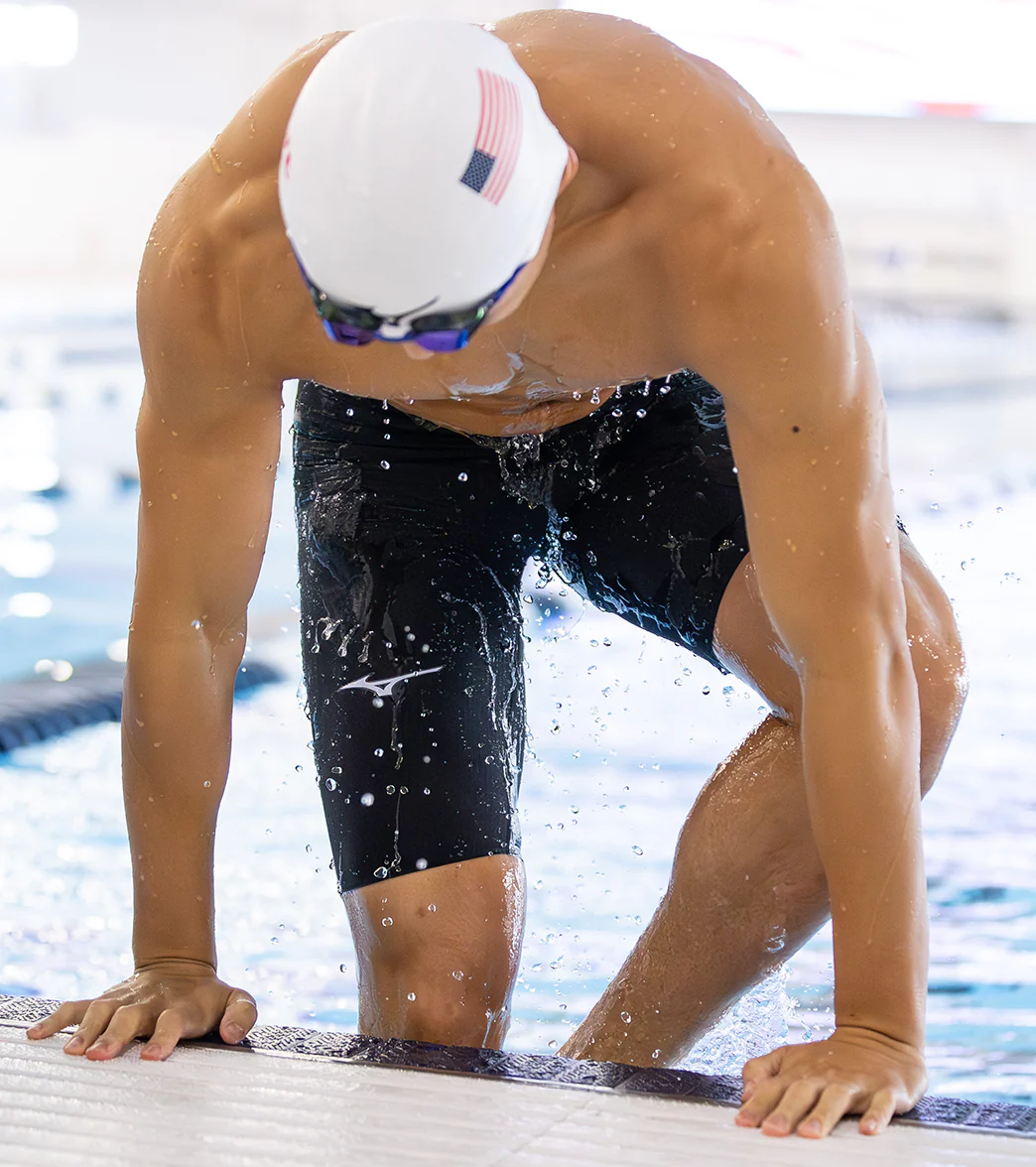 Mizuno Men's GX Sonic 6 Compression Release (CR) Jammer Tech Suit Swimsuit - Image 4