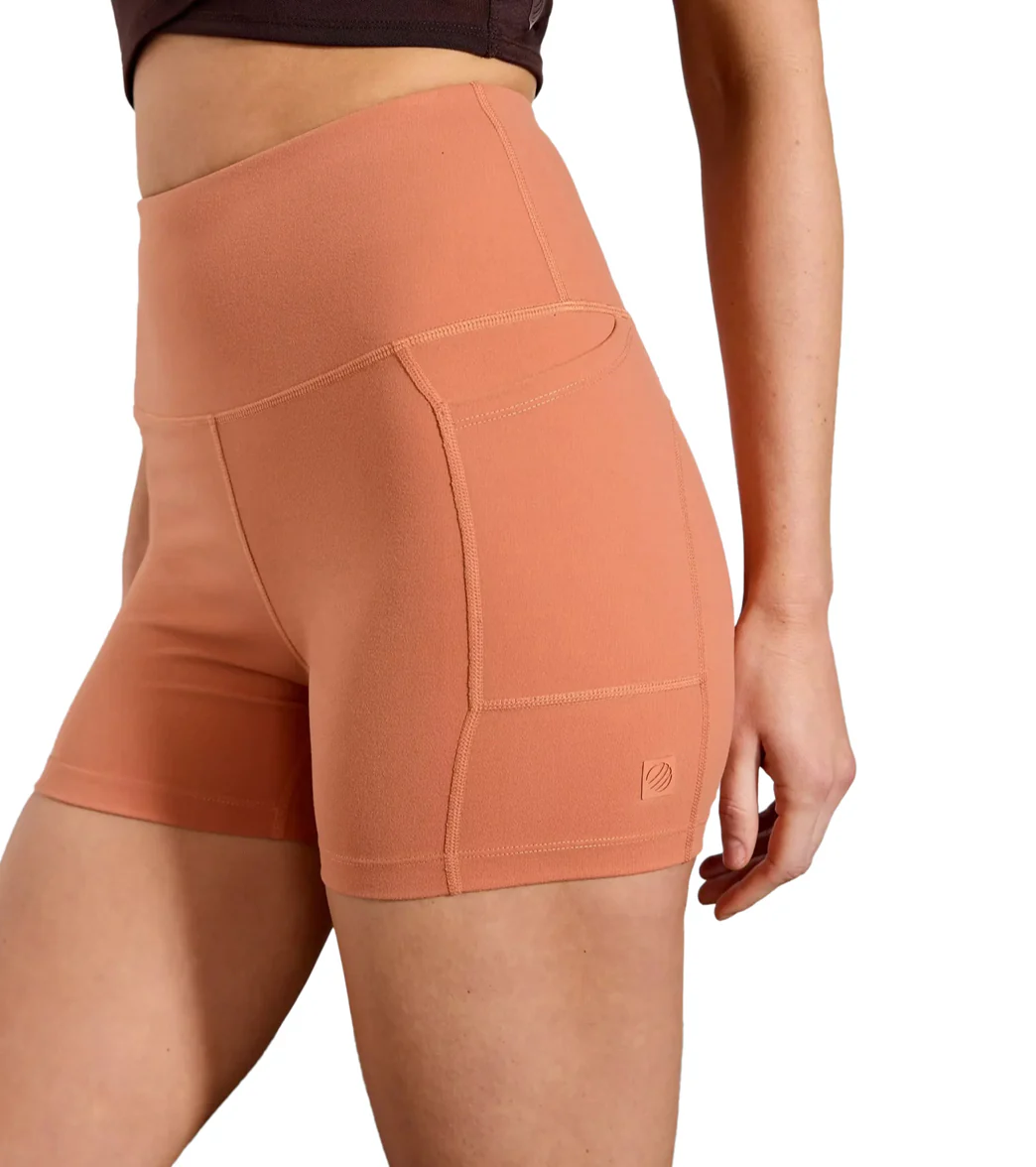 MPG Sport Velocity High-Rise Side Pocket Short 4" Peached - Image 4