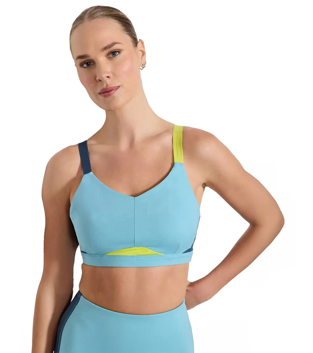 MPG Sport Vital Paneled Medium Support Mesh Back Bra - Image 6