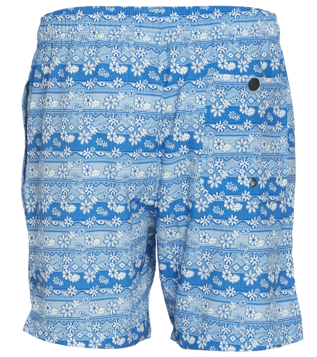 Mr.Swim Men's  Batik Floral Swim Trunks - Image 3
