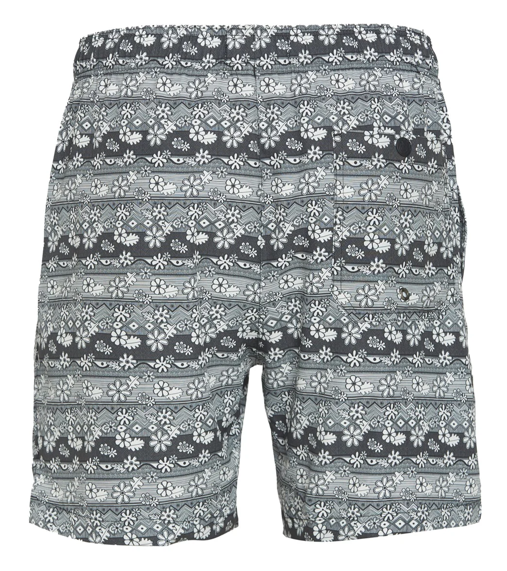 Mr.Swim Men's  Batik Floral Swim Trunks - Image 8