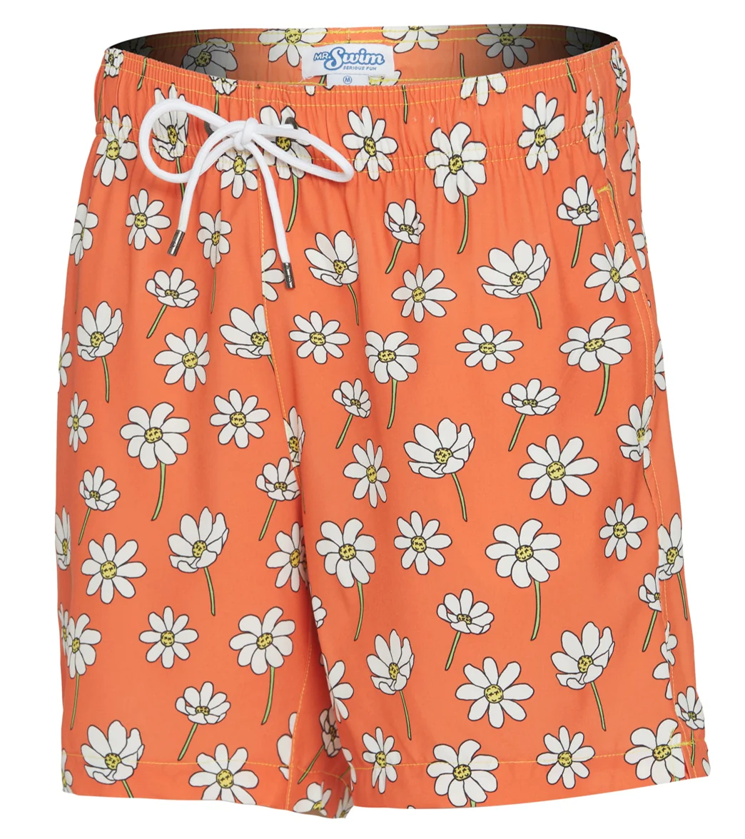 Mr.Swim Men's Scattered Daisies Swim Trunks - Image 2