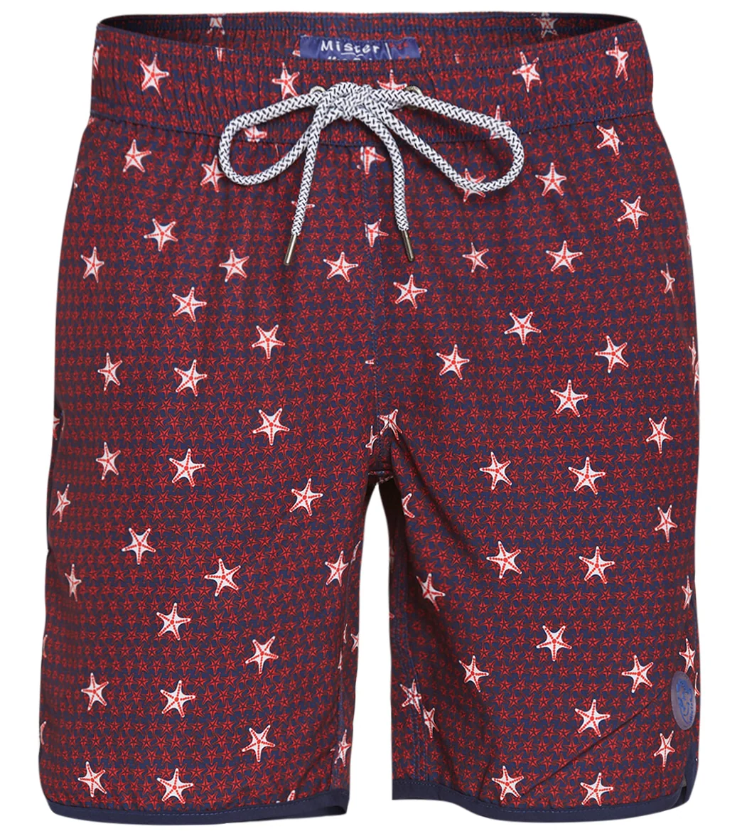 Mr.Swim Men's Star Fish Swim Trunk