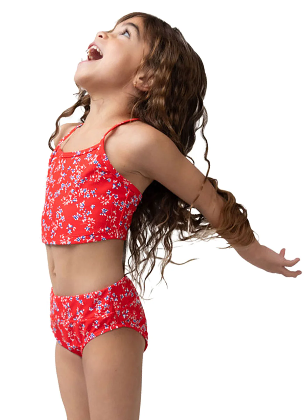 Nani Girls' Minis Cardinal Bay Longline Two Piece Bikini Set (Little Kid, Big Kid) - Image 4