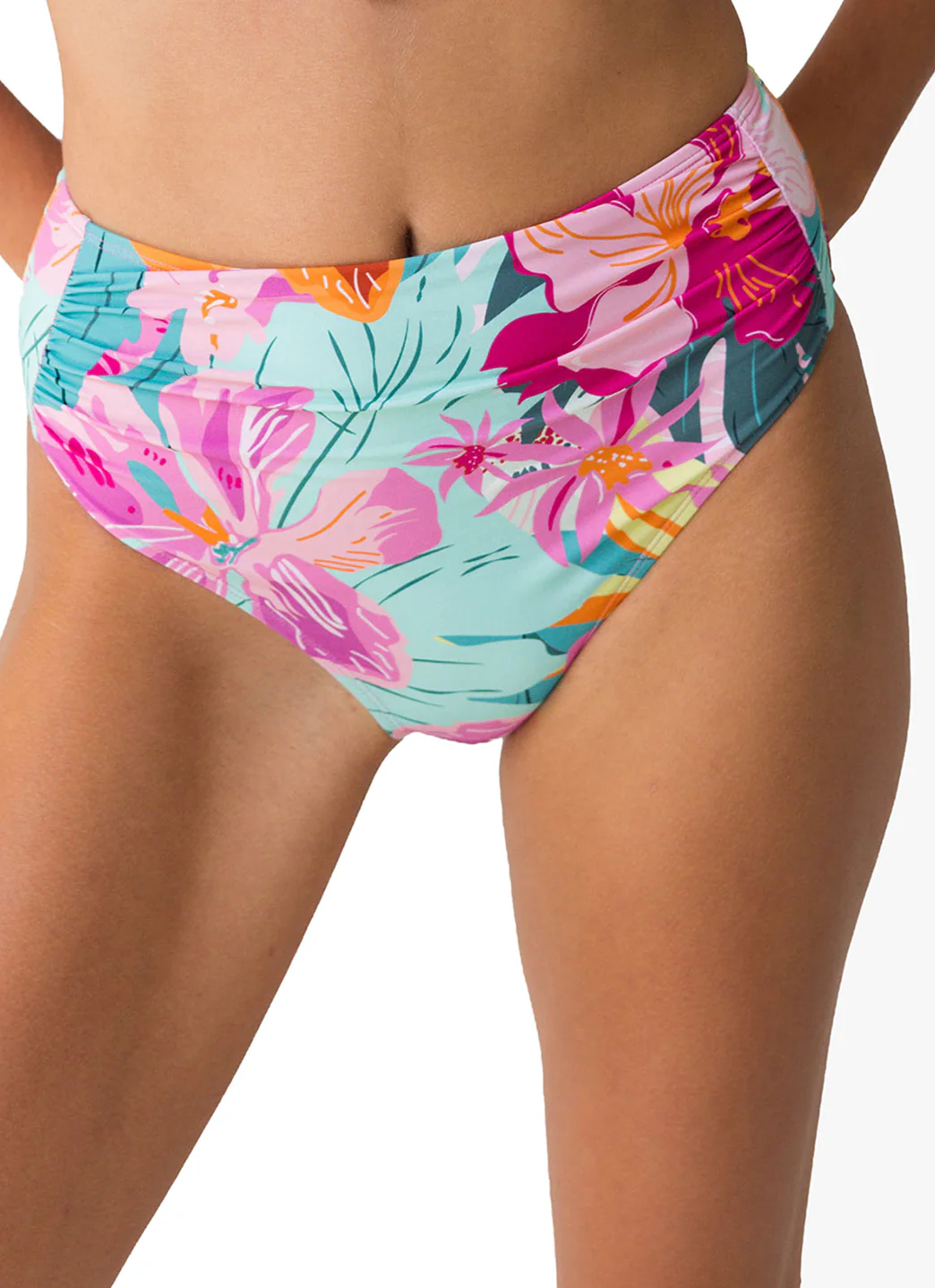 Nani Women's Freedive High Leg Ruched Bikini Bottom - Image 2