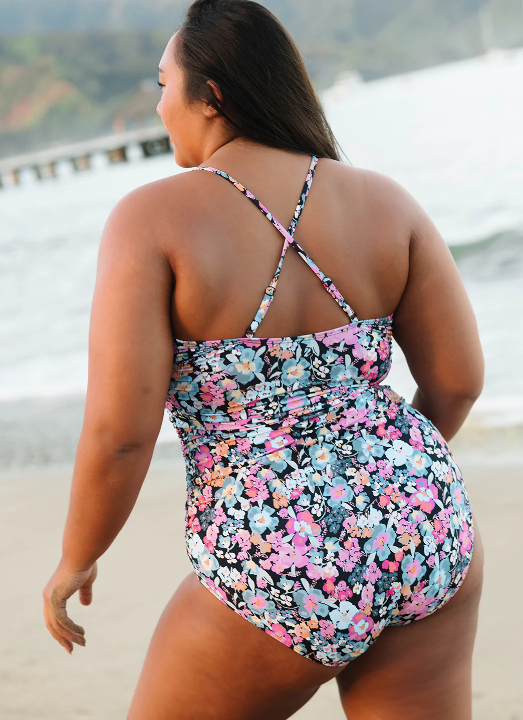 Nani Women's Odyssey Ruched Corss Back One PIece Swimsuit - Image 6
