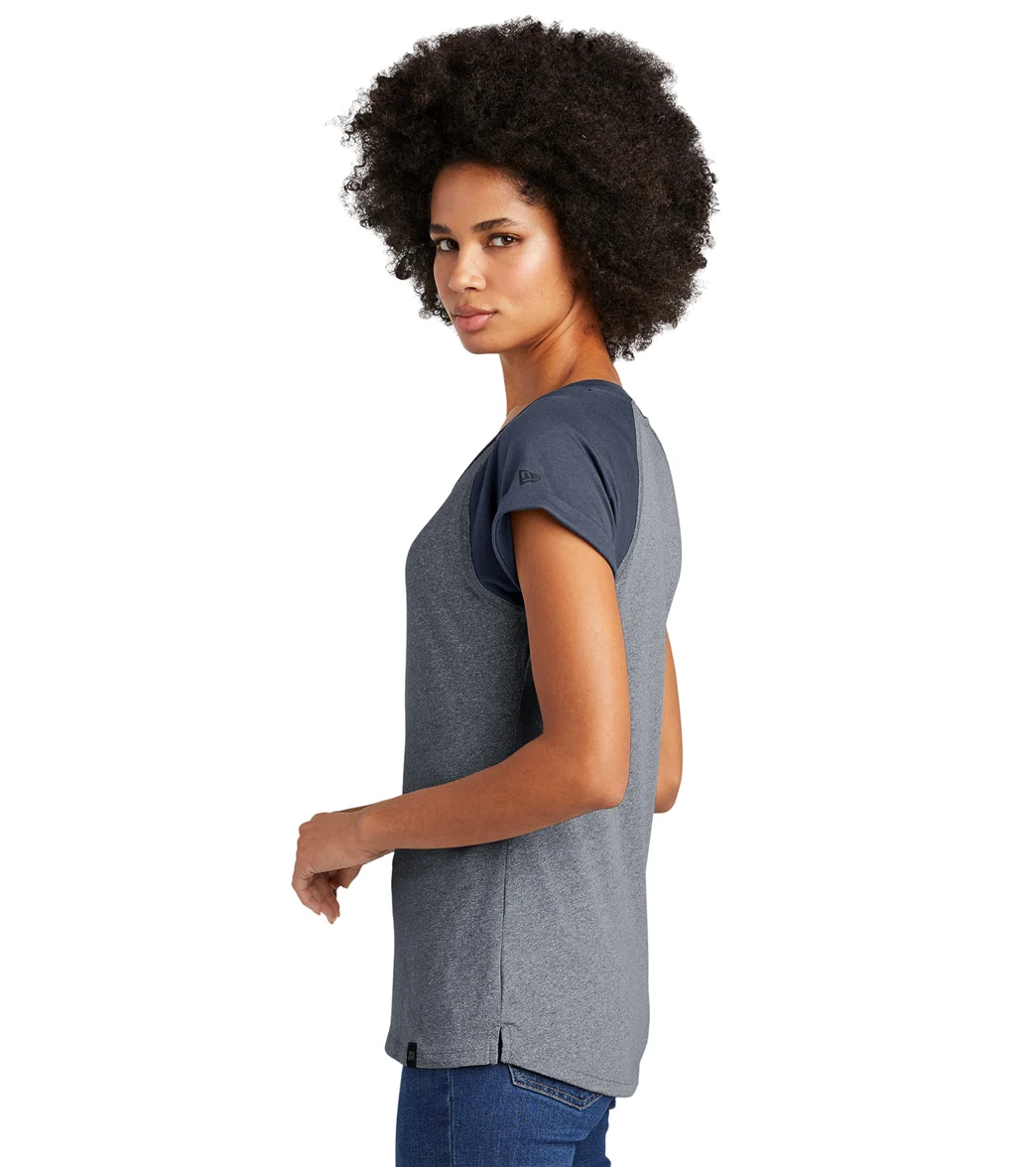 New Era Ladies Heritage Blend Varsity Tee - Image 6