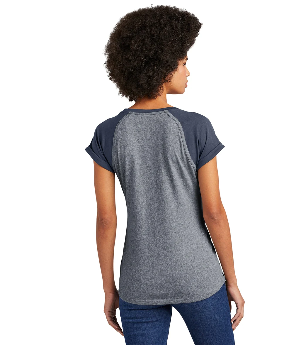 New Era Ladies Heritage Blend Varsity Tee - Image 7