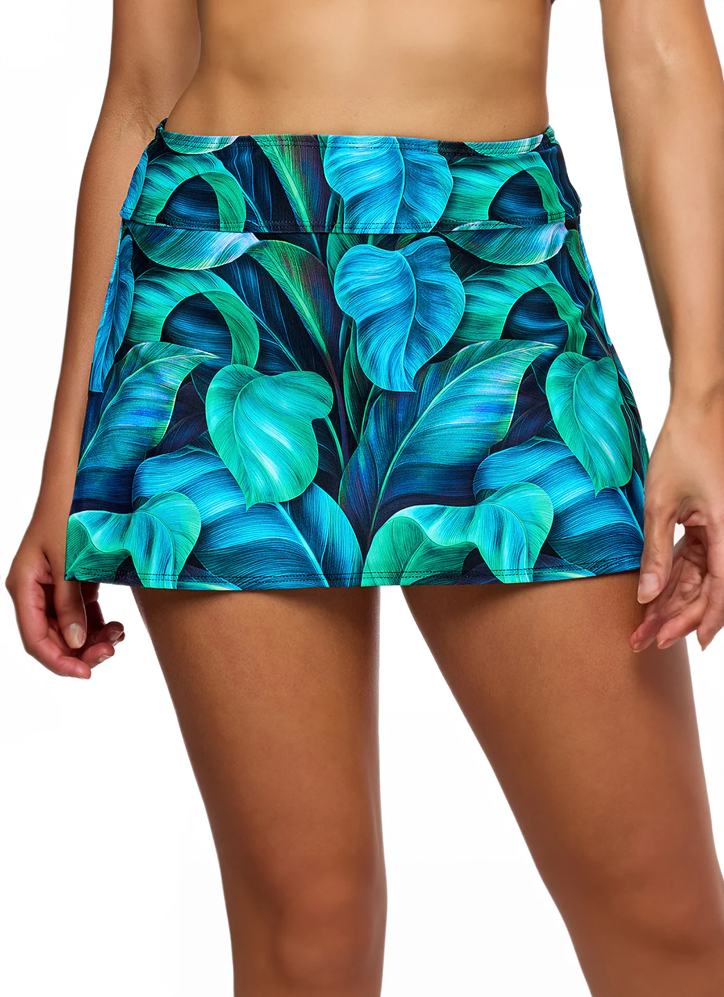 Next by Athena Courtside Curacao Palms Swim Skort - Image 3
