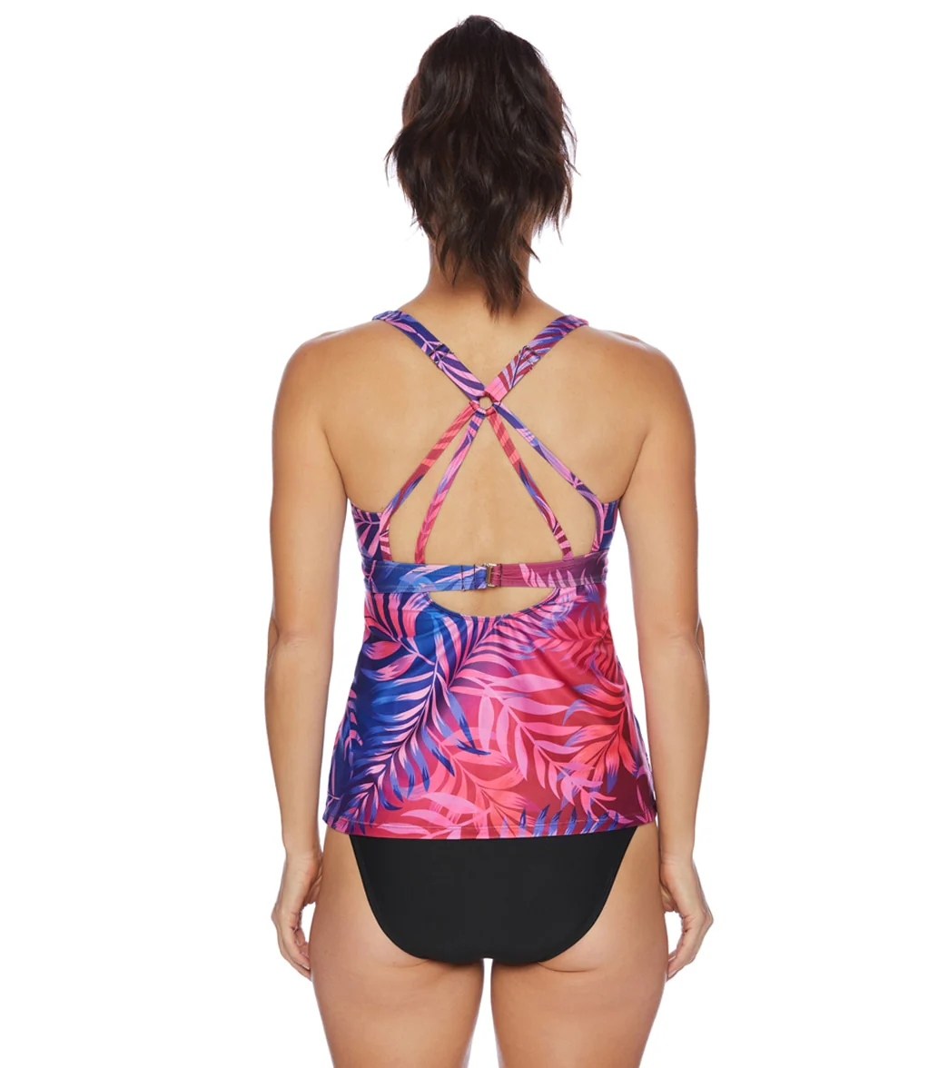 Next by Athena Women's Coco Tulum Lunge S/C Sport Tankini Top (D Cup) - Image 3
