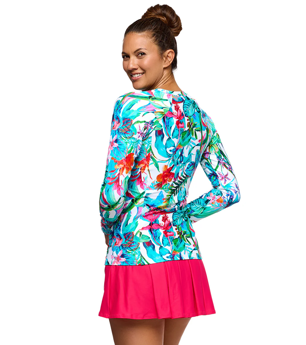 Next by Athena Women's Detox Botanik Long Sleeve Rash Guard - Image 2