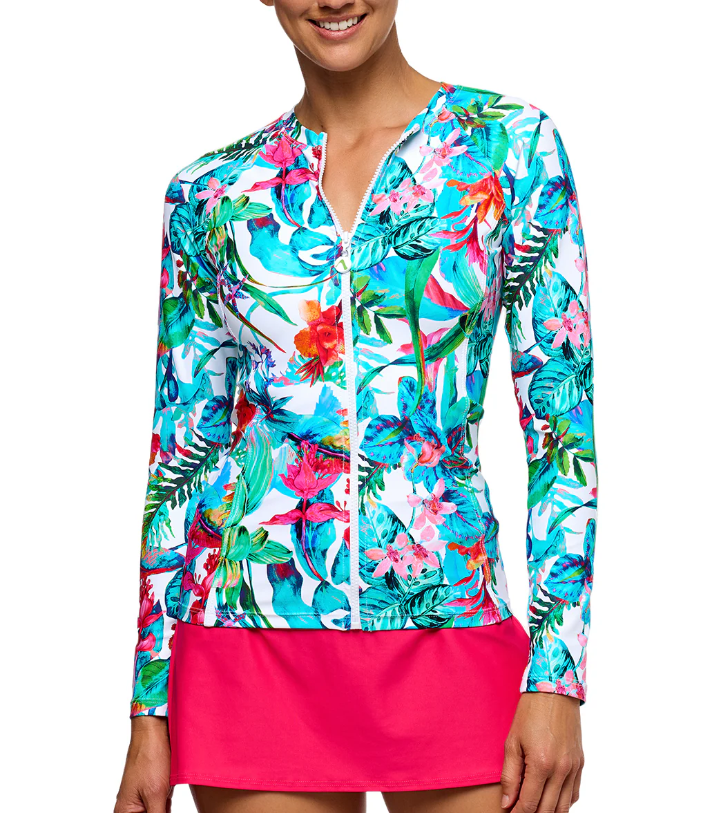 Next by Athena Women's Detox Botanik Long Sleeve Rash Guard - Image 5