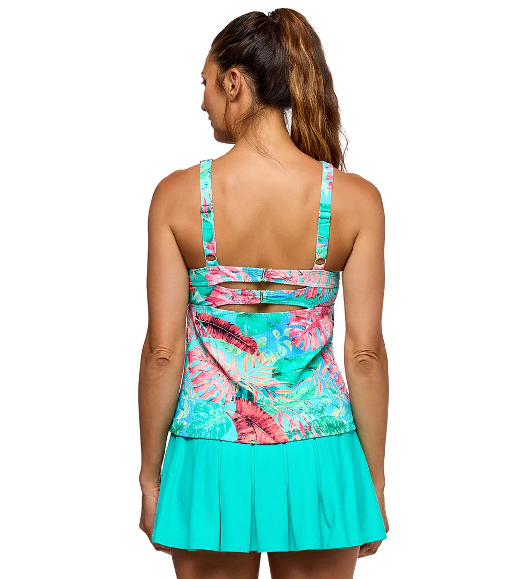 Next by Athena Women's Extend Coconut Bay Soft Cup Tankini Top - Image 2