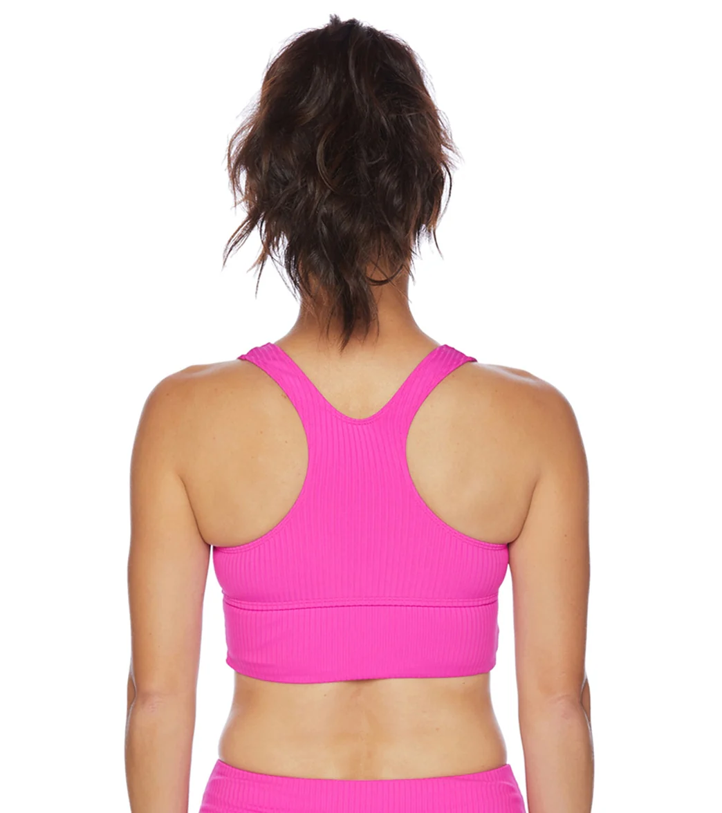 Next by Athena Women's In The Groove Gather V-Neck Crop Bikini Top - Image 2