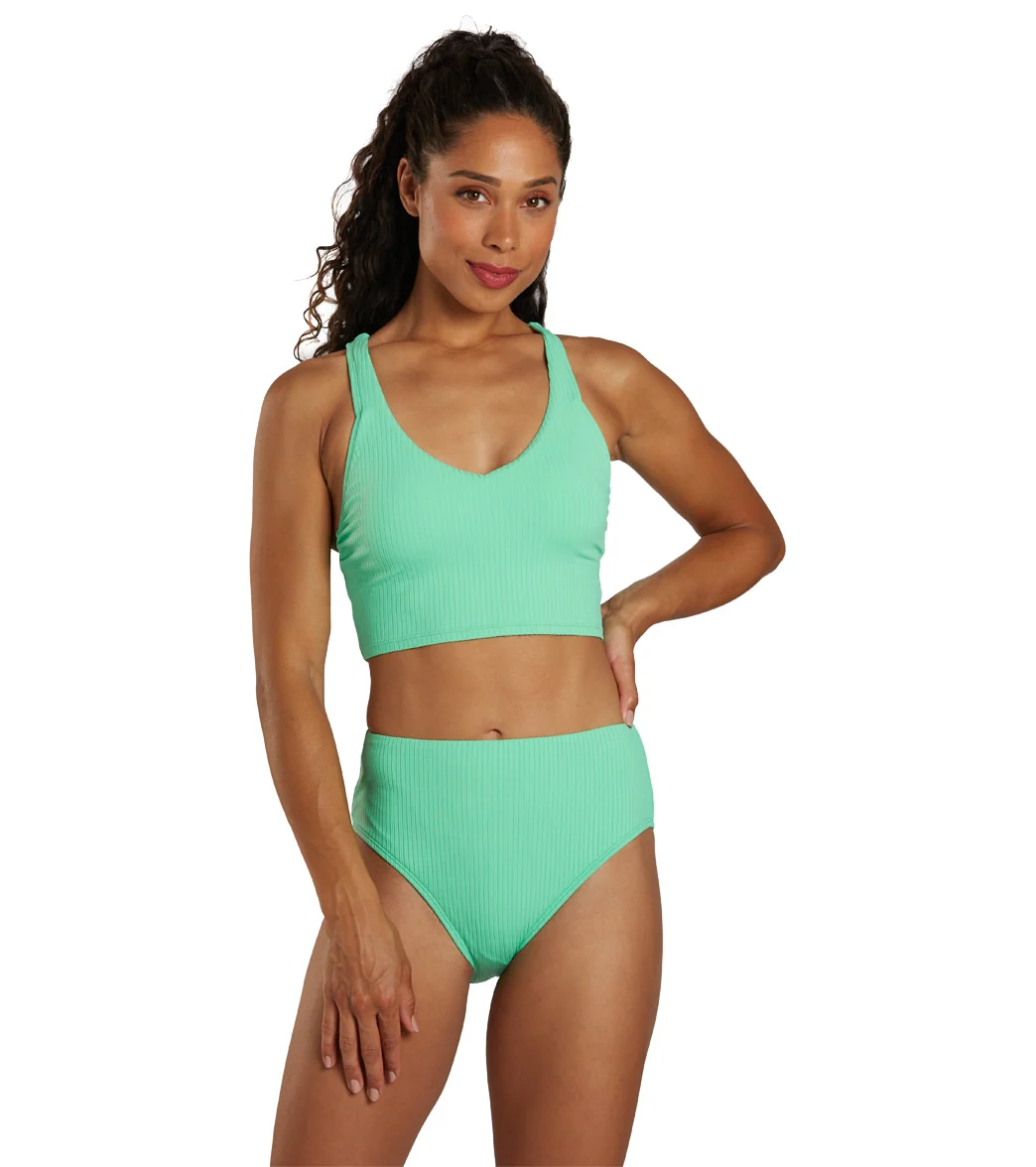 Next by Athena Women's In The Groove New Harmony High Waist Bikini Bottom - Image 4