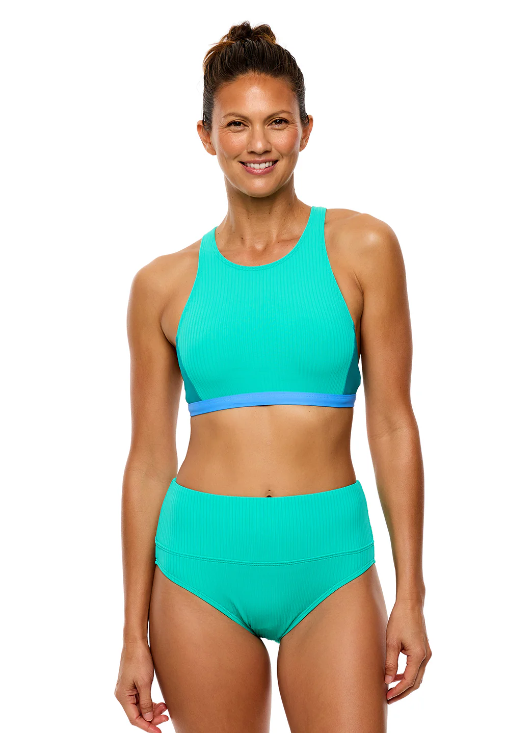 Next by Athena Women's In The Groove Streamline High Neck Bikini Top - Image 6