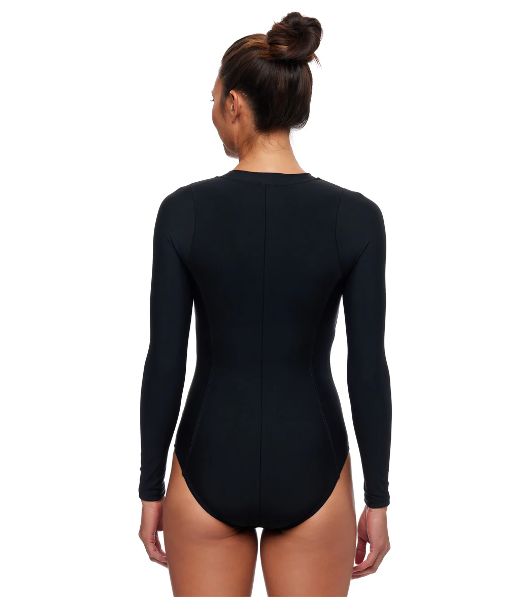 Next by Athena Women's Malibu Akela Zip One Piece Swimsuit - Image 3