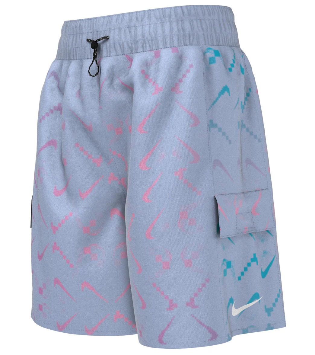 Nike Boys Digi Swoosh Ombre Cargo Shorts (Big Kid) - Image 10
