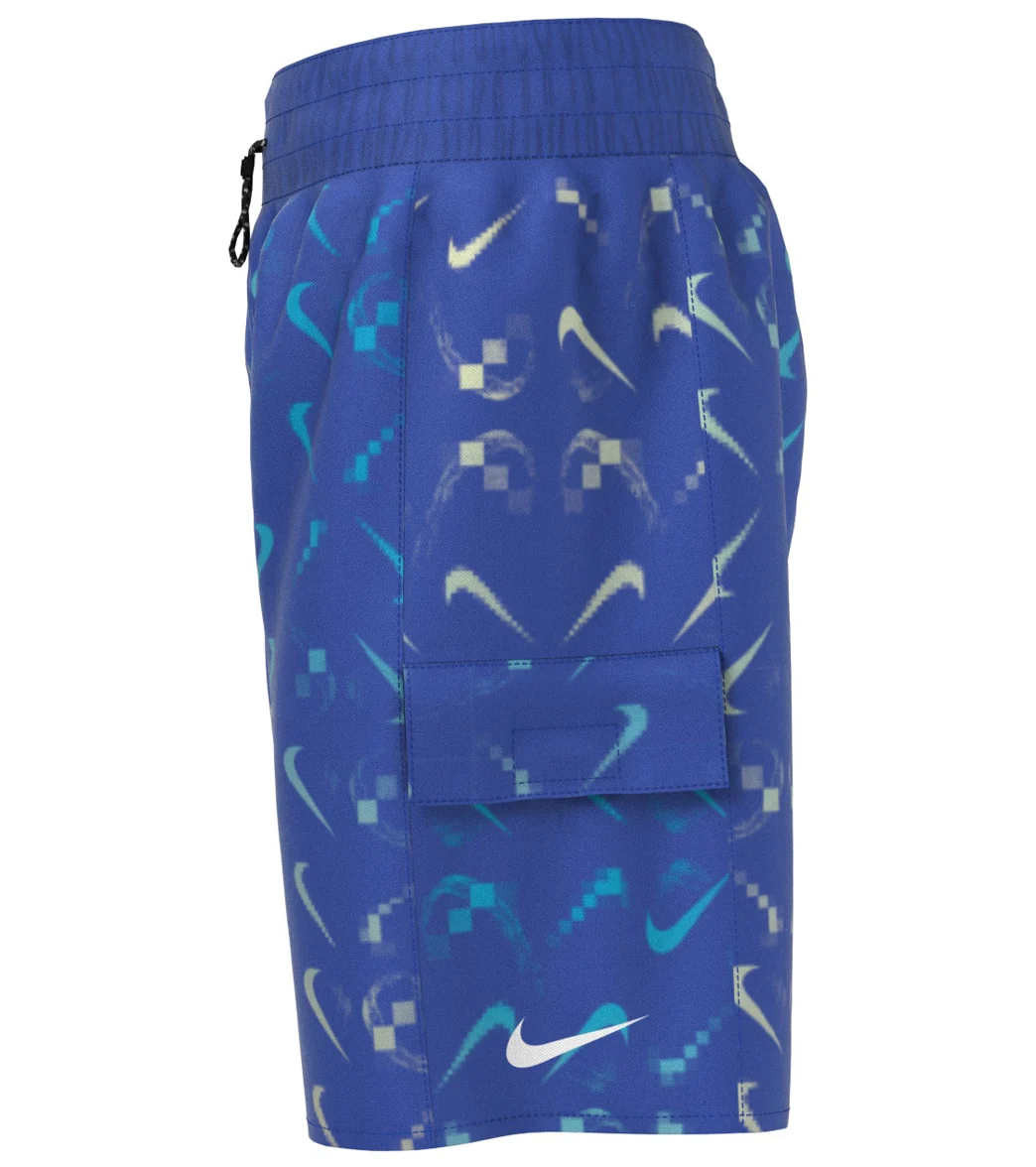 Nike Boys Digi Swoosh Ombre Cargo Shorts (Big Kid) - Image 12